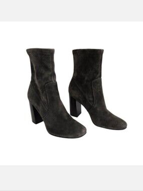 Frye Mina Suede Heeled Sock Boot